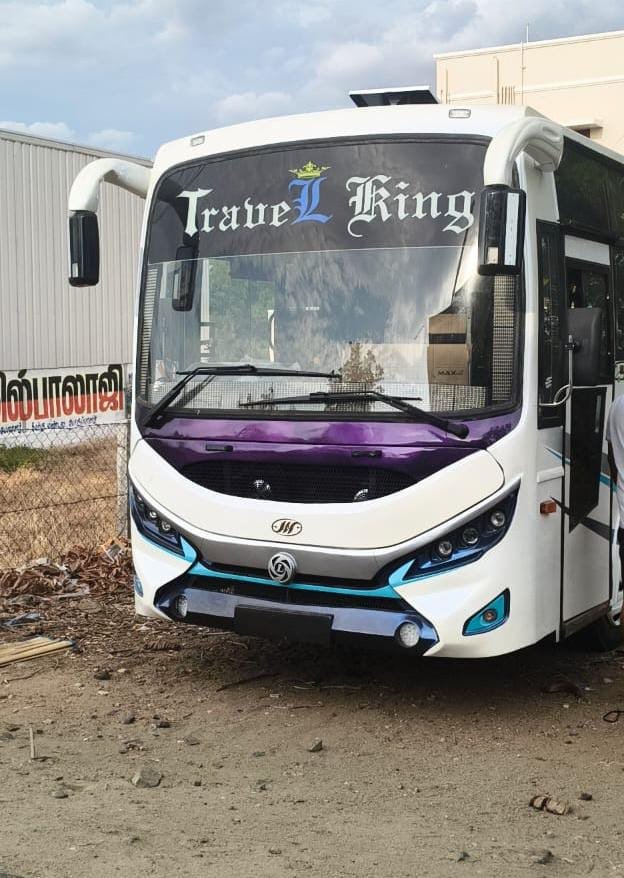 TK TRANS BUS coach front view, clean and well presented